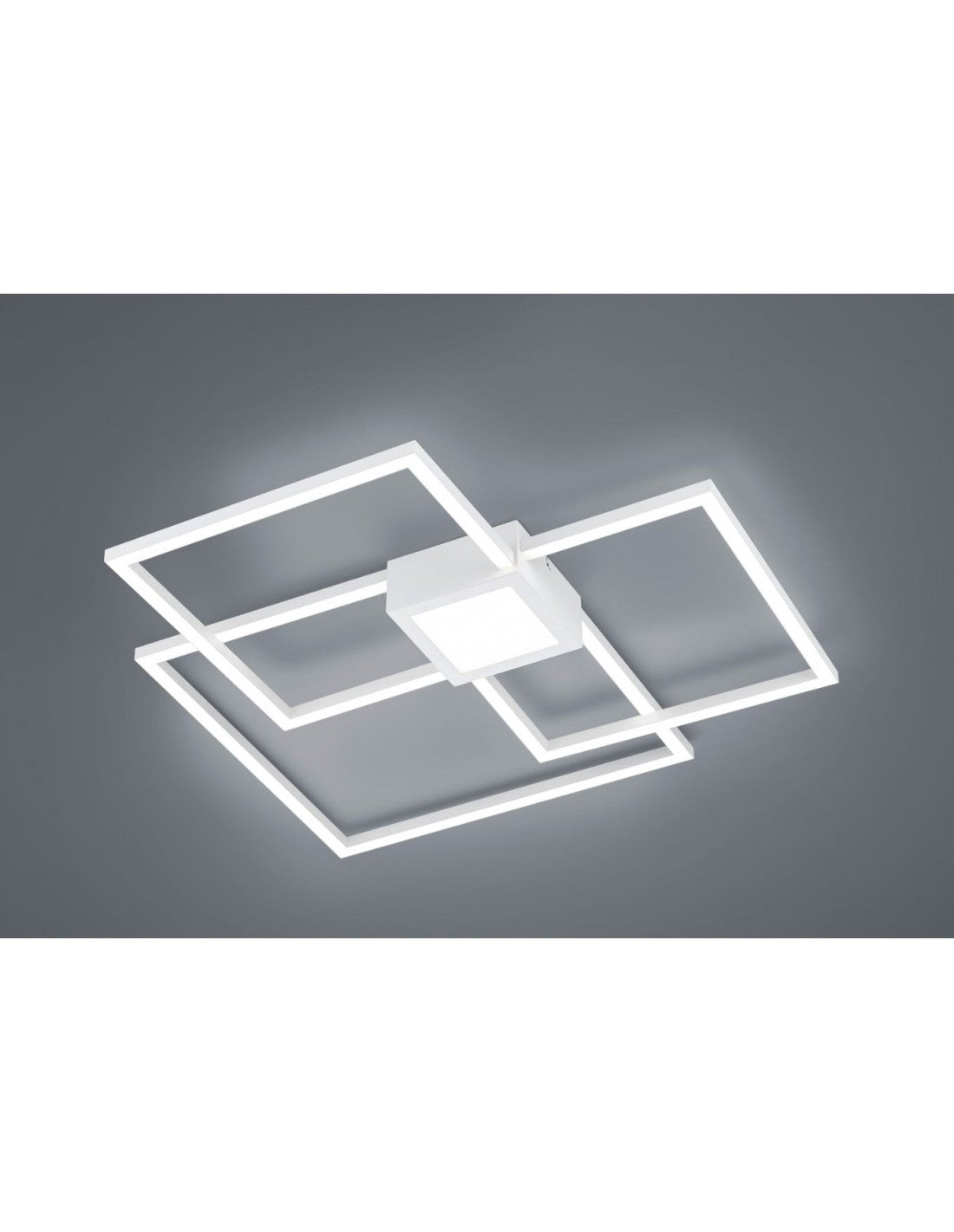 Hydra Design Plafón Cuadrado Blanco LED 4000k Trio Lighting