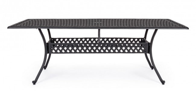 Mesa exterior Ivrea rectangular antracita 107 x 213 cm