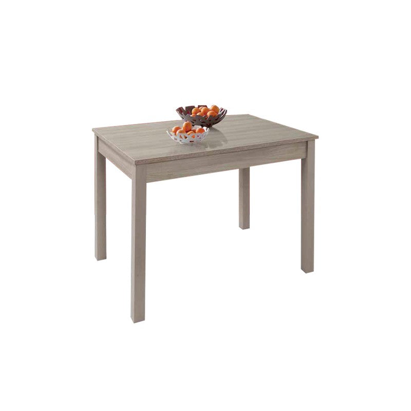 Mesa de comedor extensible de olmo en madera de melamina 60x90-120 cm