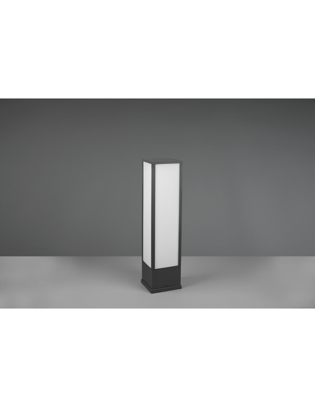 Bolardo rectangular de exterior Fuerte Antracita IP54 Trio Lighting