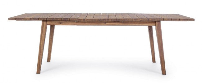 Mesa extensible de madera para exterior VARSAVIA 180-240x90x h76 cm