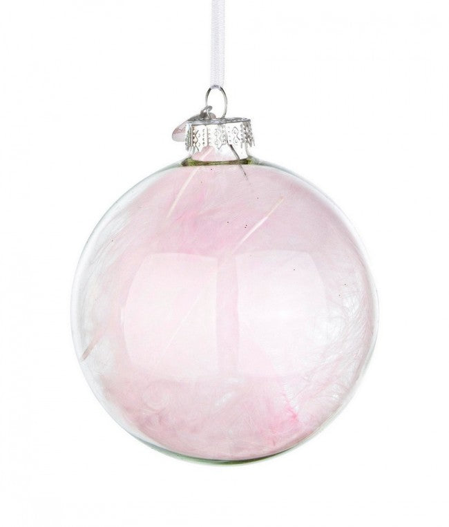 12x Esfera Vt Plumaje Rosa D80