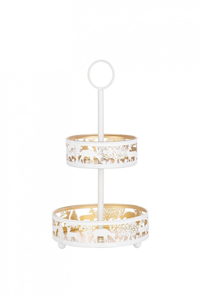 2x soporte vertical Whitley 2P blanco