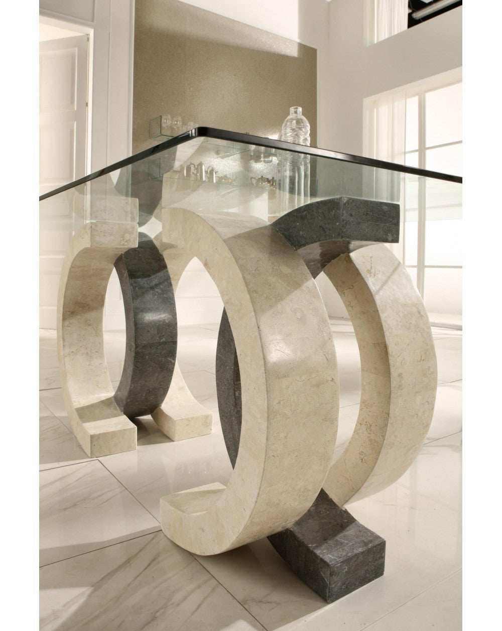 Mesa fija 180 x 100 - Transparente - Olimpia