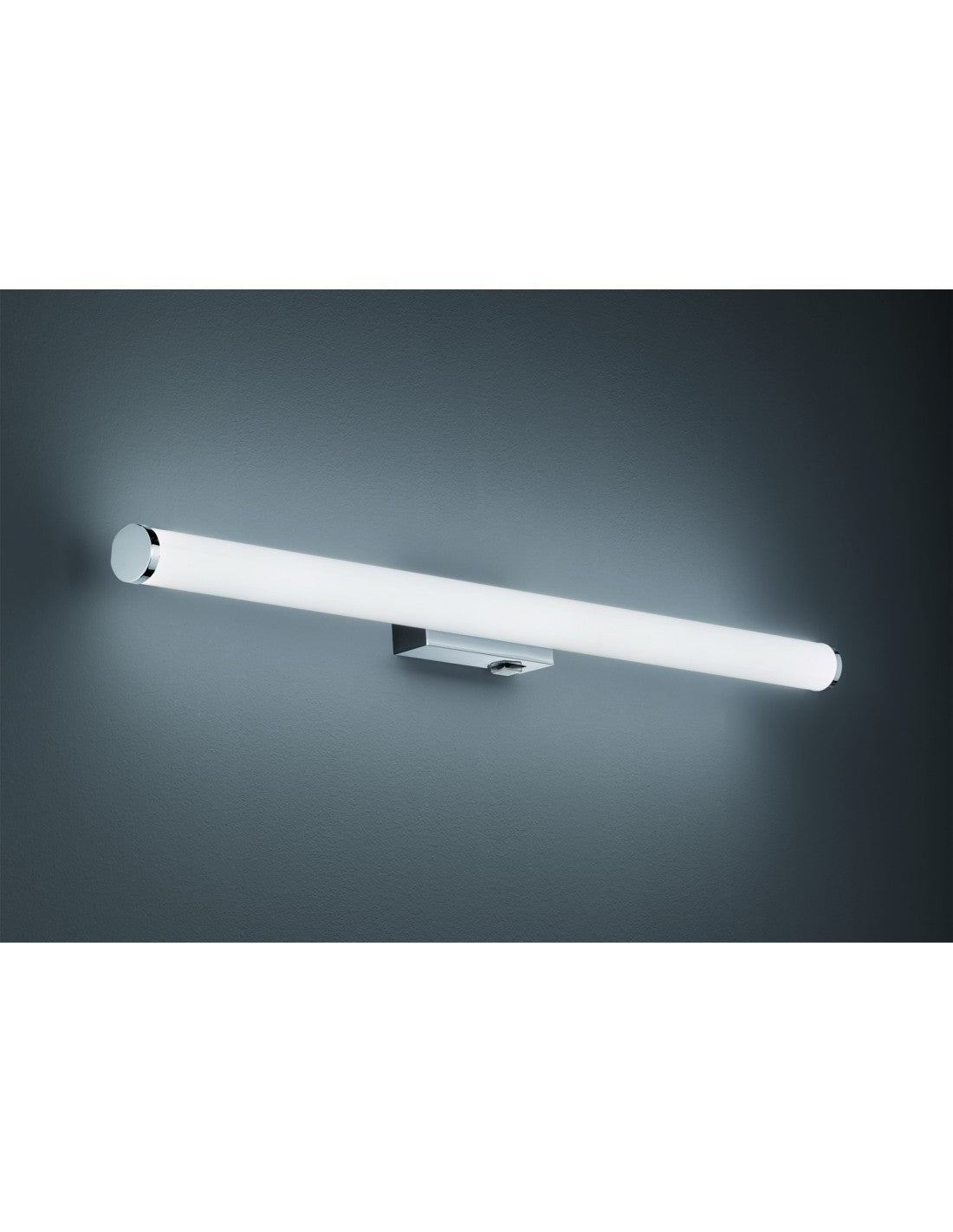Mattimo Aplique de espejo LED cromado 80 cm IP44 Trio Lighting