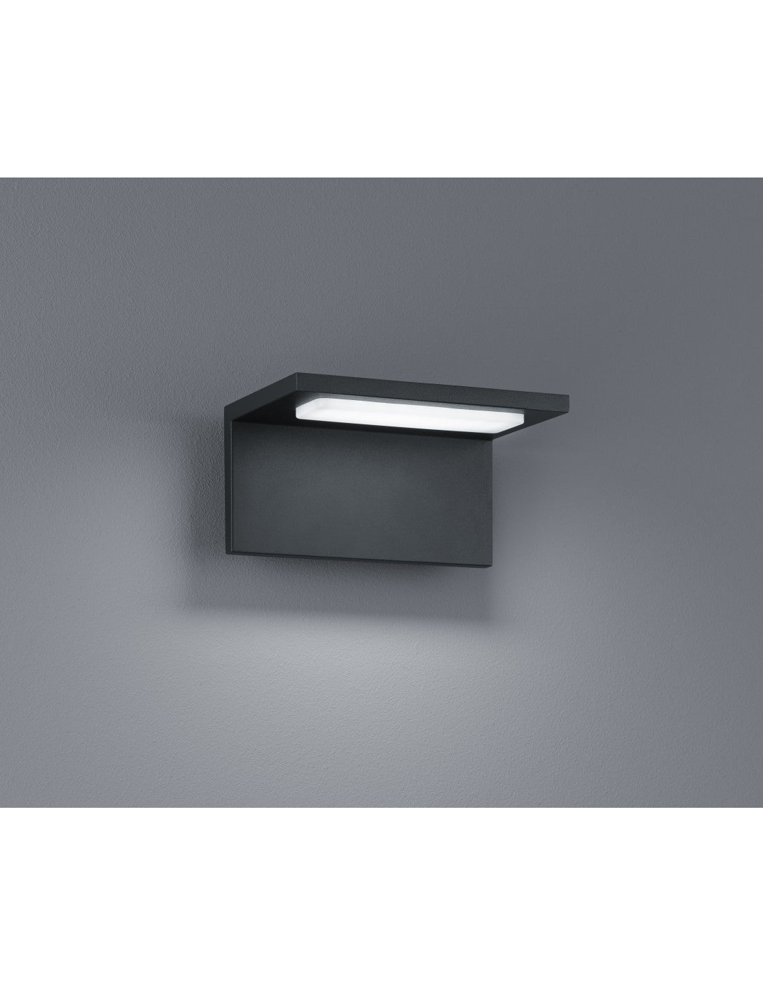 Aplique de exterior Trave Led IP54 Antracita H8 cm Trio Lighting