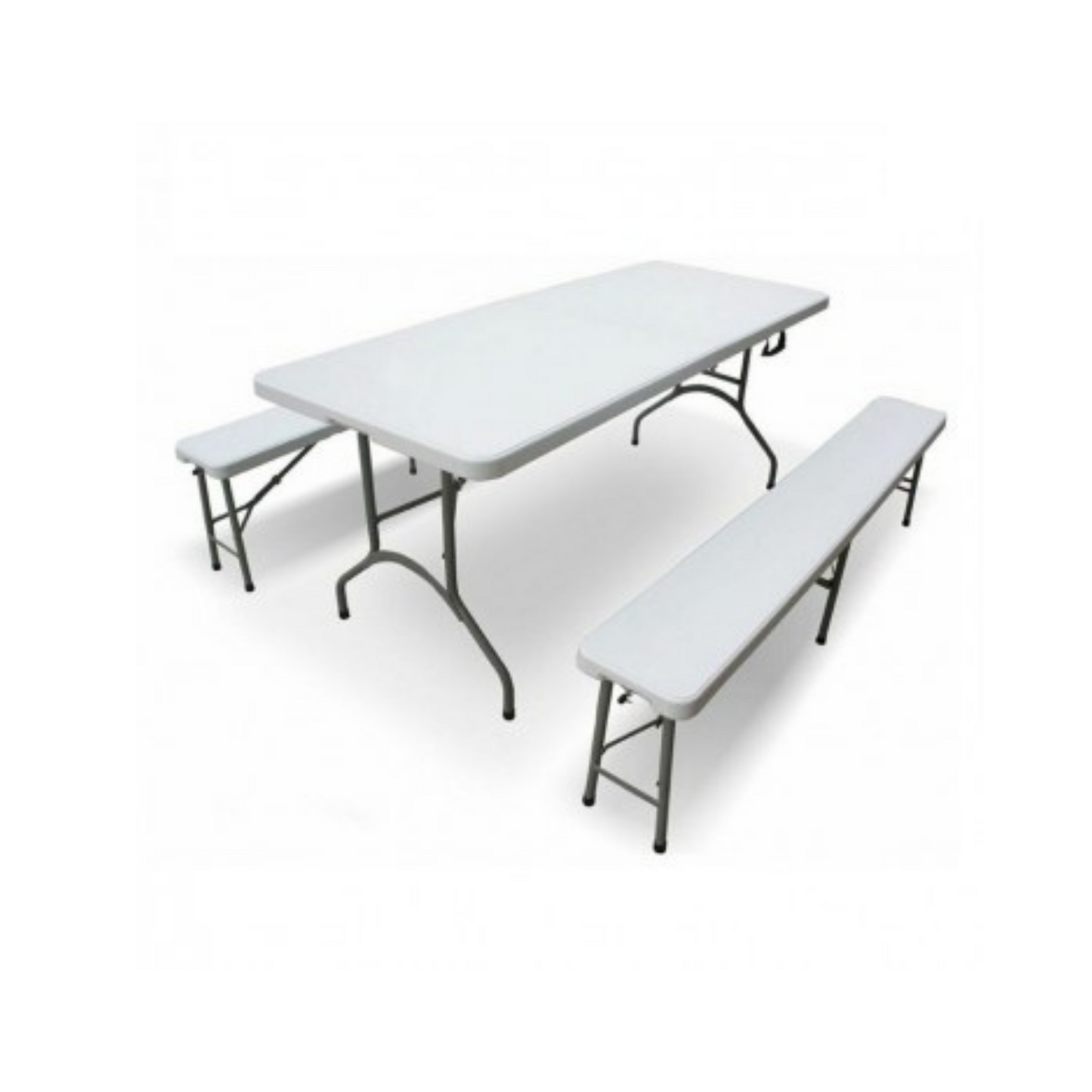 Conjunto de cervecería en HDPE 183 x 76 x 74h cm