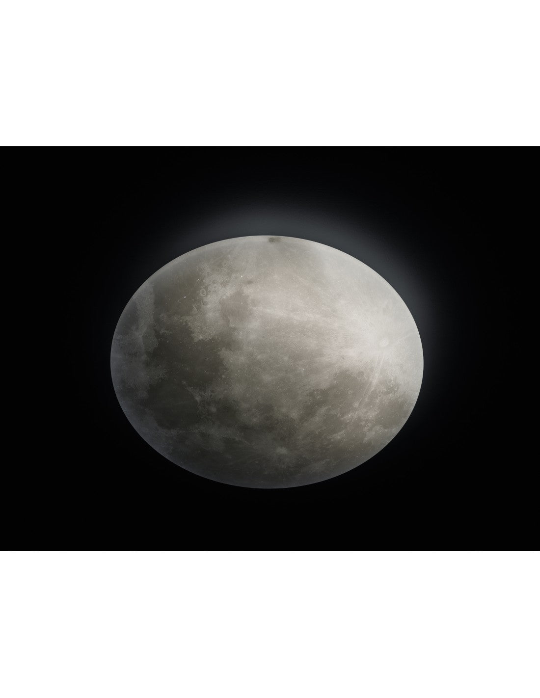 Lámpara de techo LED con fase lunar, efecto de luz nocturna lunar, Ø60 cm, Trio Lighting
