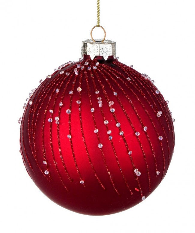 8x Esfera Vt Gem Lines Rojo Op D100