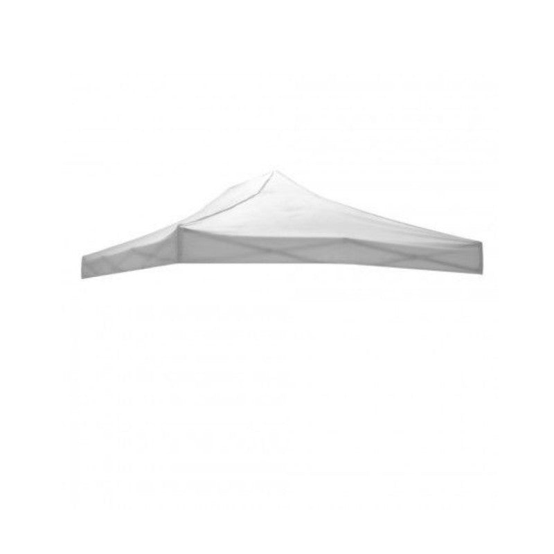 Recambio de lona de tejado en tejido impermeable para cenador plegable Blanco 300x450 cm