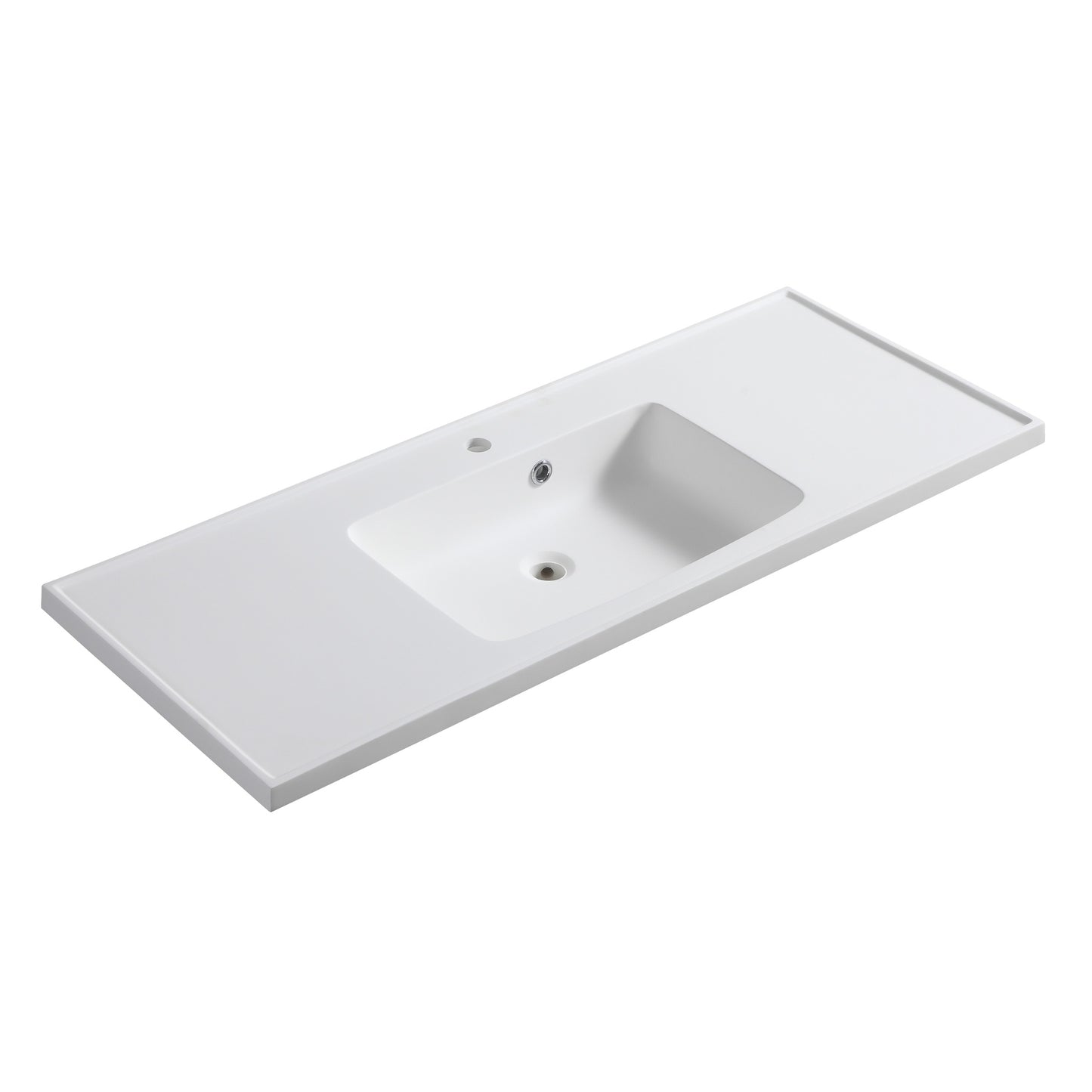Consola de resina con lavabo a la derecha - Mod. LC24