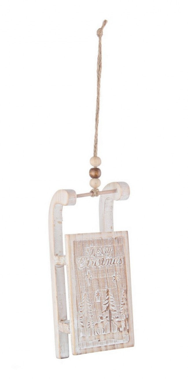 12x Colgantes de trineo natural Adelaide