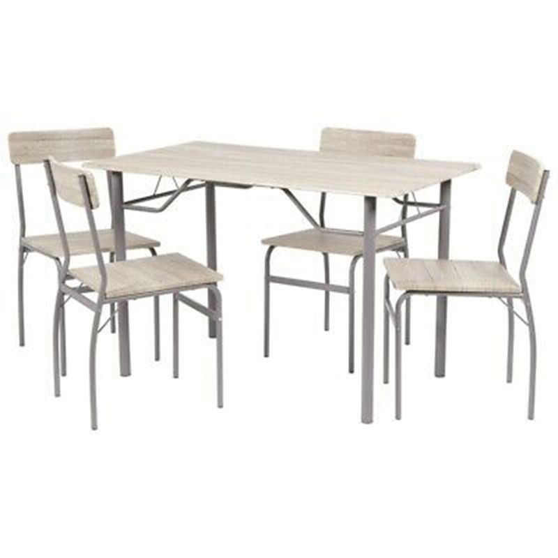 Conjunto Braga 4 sillas + mesa de centro.