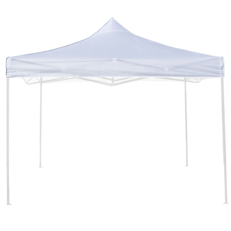 Lámina de techo impermeable blanca 3X3 para reemplazo de cenador plegable