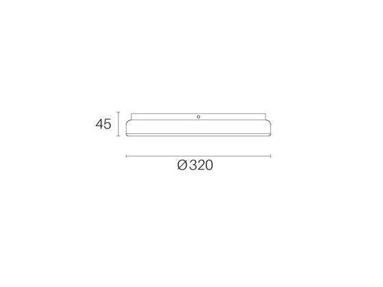 Plafón LED 28W 3000K linea blanca electra