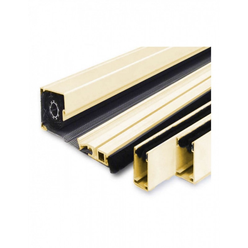 Mosquitera vertical marfil adaptable 120 x 170 cm h