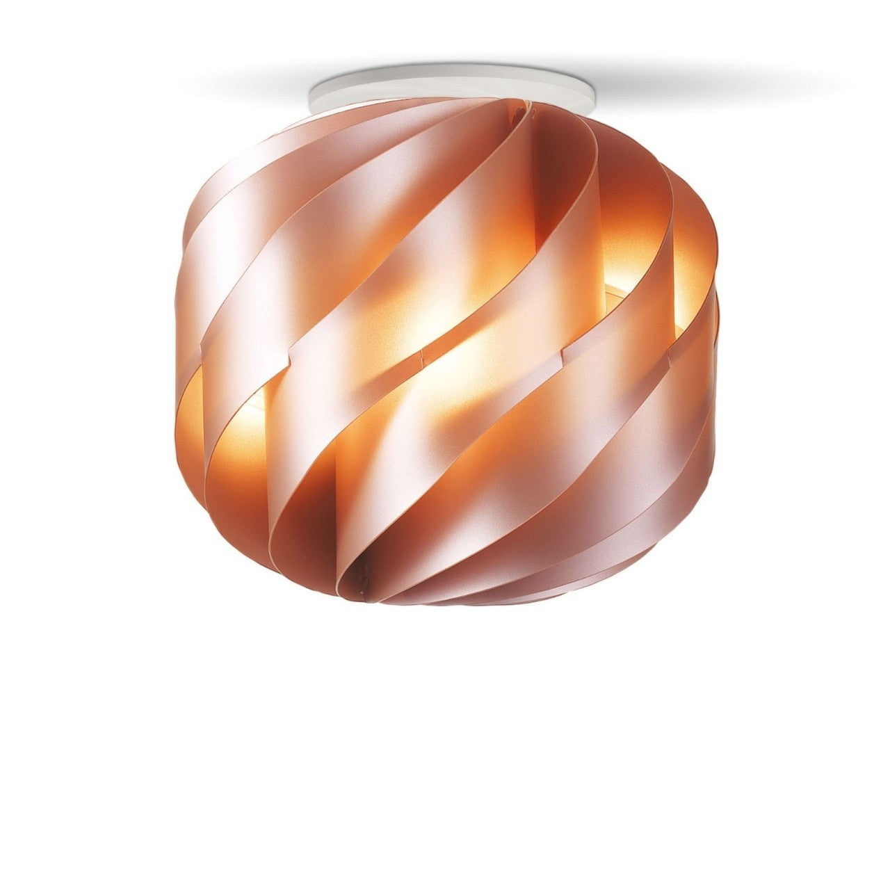 Lámpara de techo de cobre cm. 25 x 24h