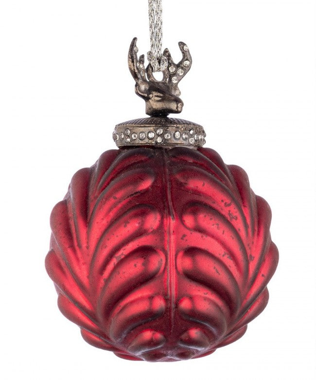 4x Esfera Vt Decorum Rojo Op D80