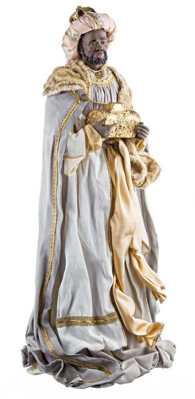 1x figura de hombre sabio negro