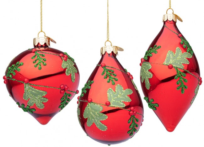 12x Colgante Vt Bayas Culo Rojo3