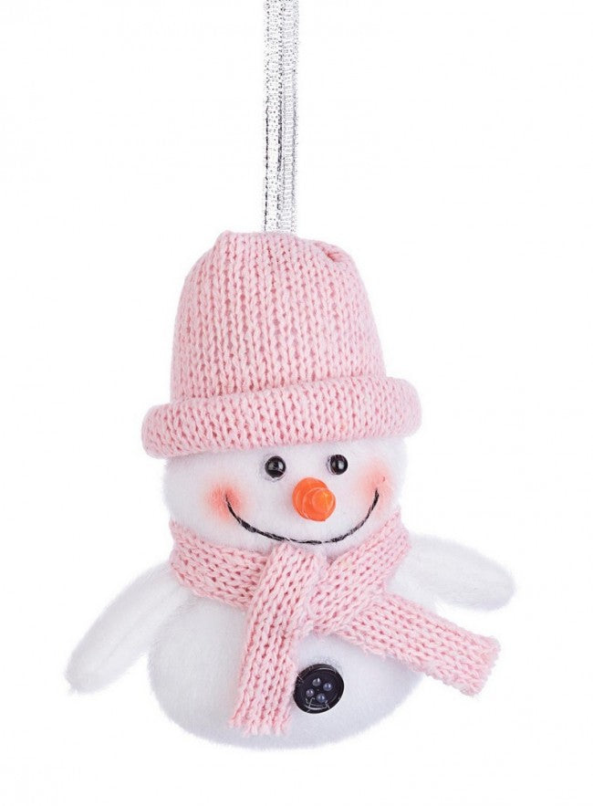 12x Colgante de muñeco de nieve Manley Rosah10