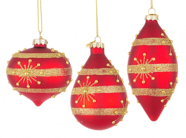 12x Colgante Vt Glimmer Rojo Ass3