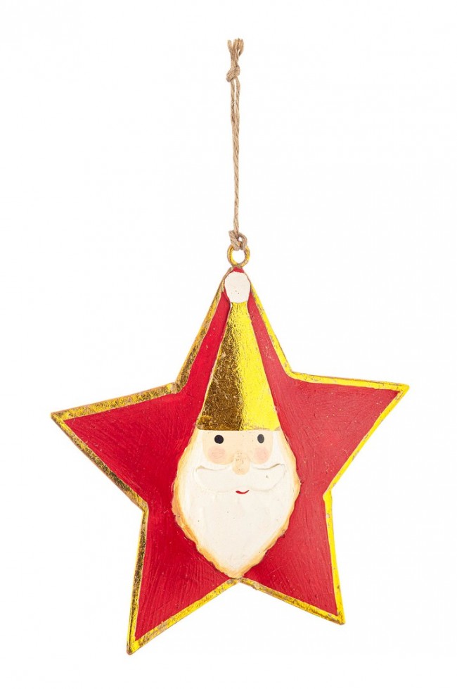 6x Colgante Estrella Slade Rojo C