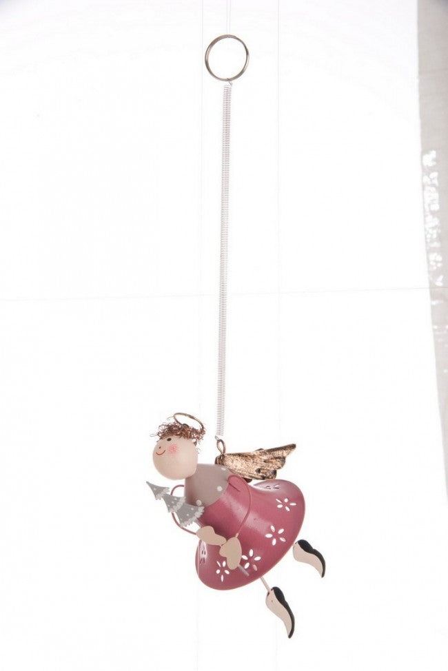 12x Colgante Lewis Angel Fucsia