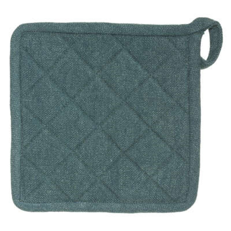 Manopla y agarradera Wilde color azul pato