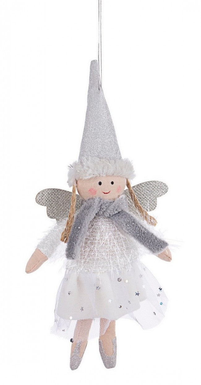 12x Colgante de ángel blanco Lucilla