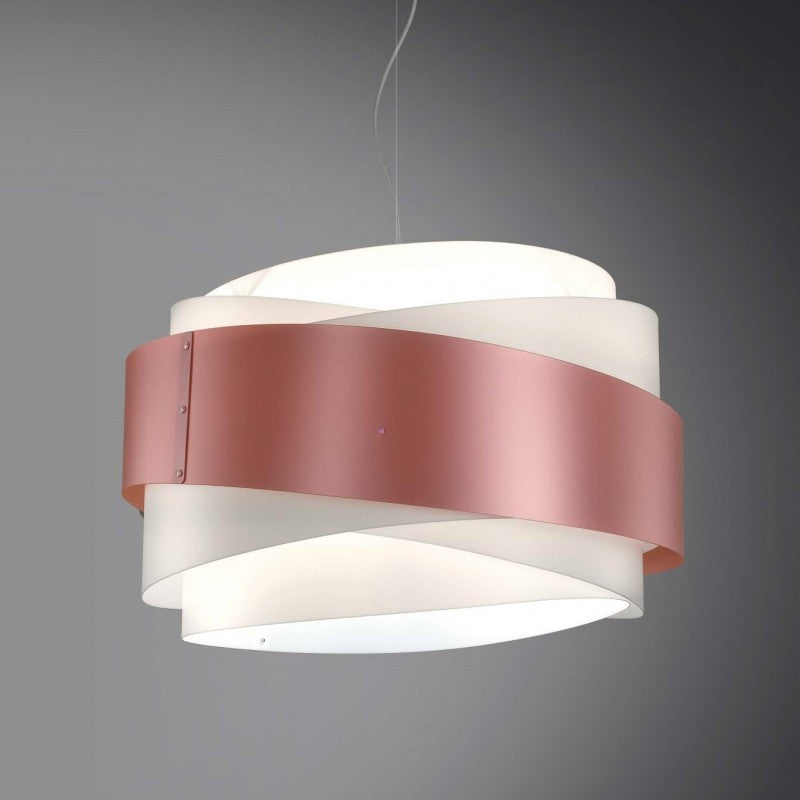 BEA lámpara colgante una luz Rosa diámetro 60x h38 cm