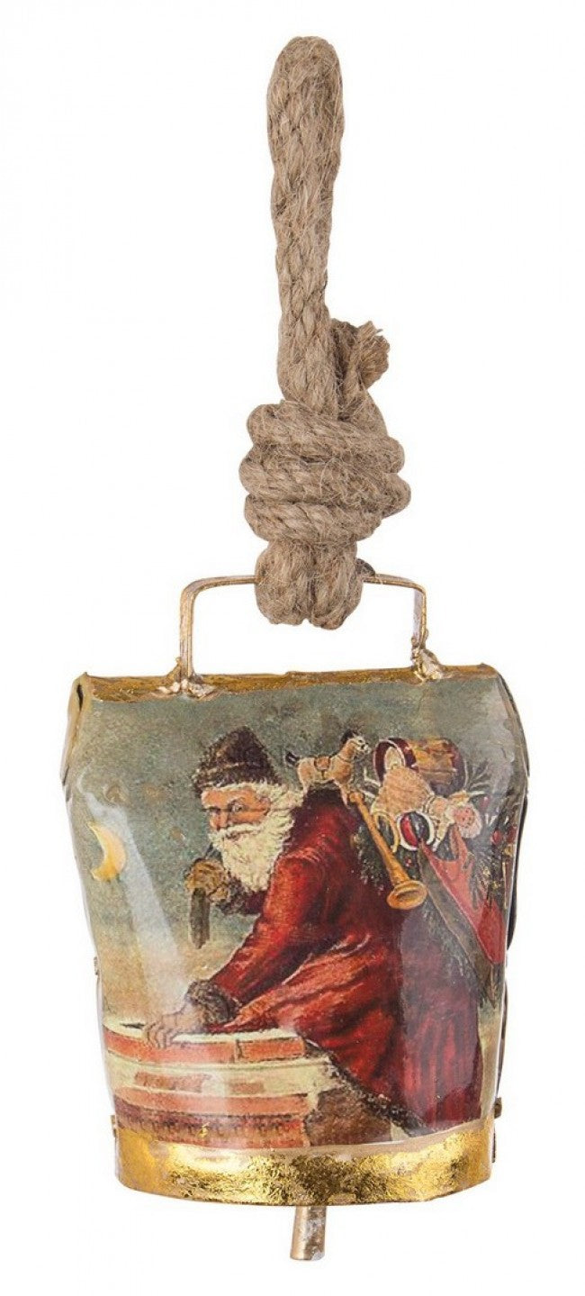 12x Colgante Wendi Vintage Santa Bell