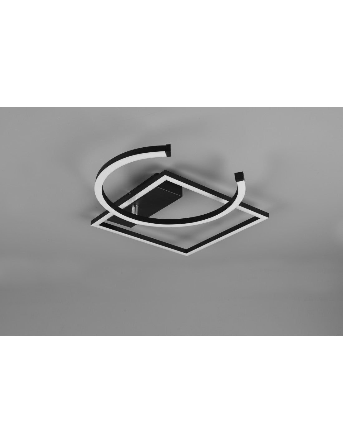 Plafón LED Pivot 23,5w Negro L42 cm Regulable Trio Lighting