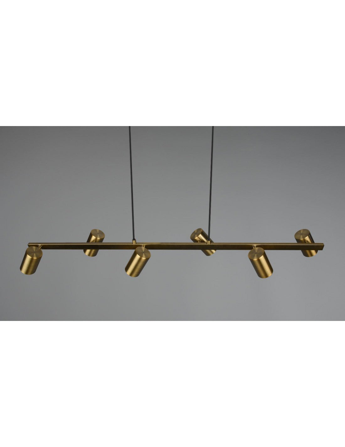 Araña 6 Focos GU10 Ajustables Marley Latón Envejecido Trio Lighting