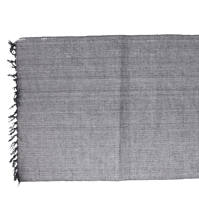 Mantel individual rectangular 35x50 cm de algodón reciclado gris Línea Basic