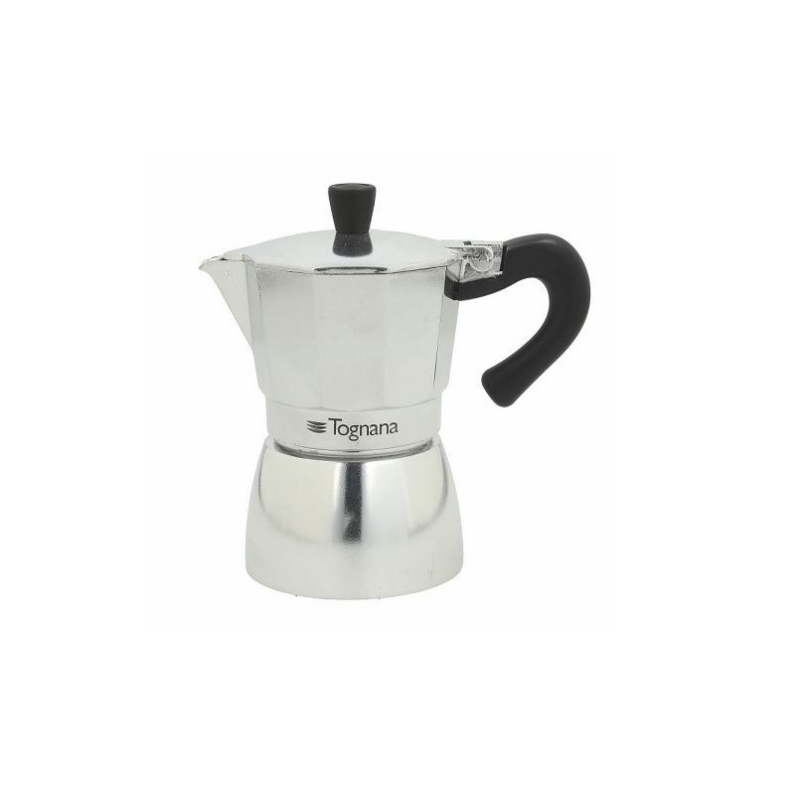 Cafetera Tognana Mirror para un delicioso café napolitano en 1 taza, del modelo Moka 3011.