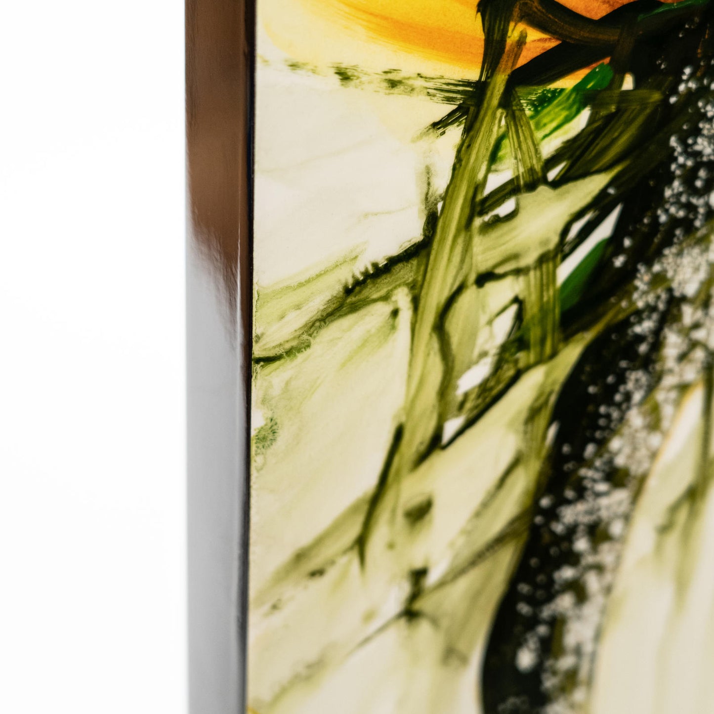 Panel decorativo acabado madera amarillo 60x120x4 cm