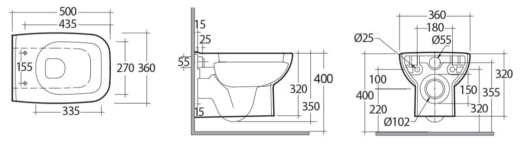 Jarrón suspendido Original