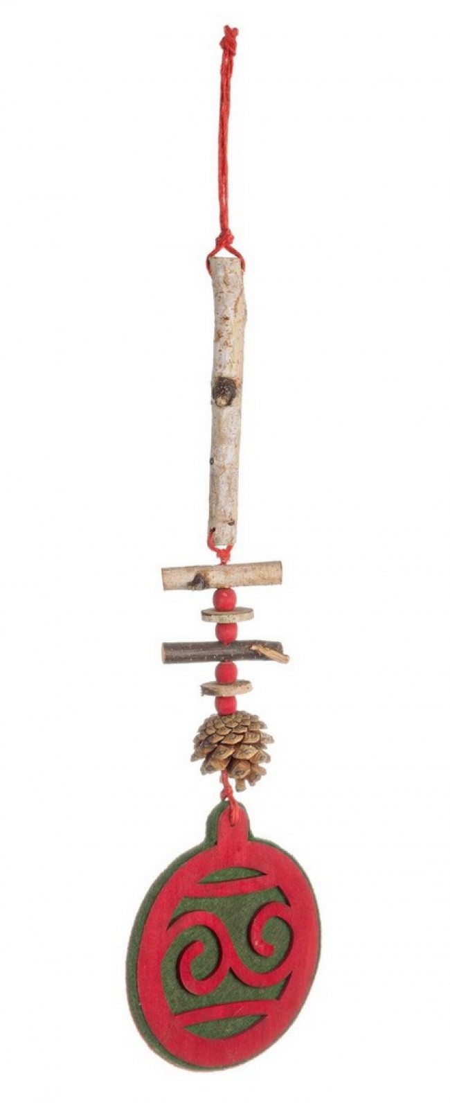 6x Cuerda Bormio Decoración A Rojo