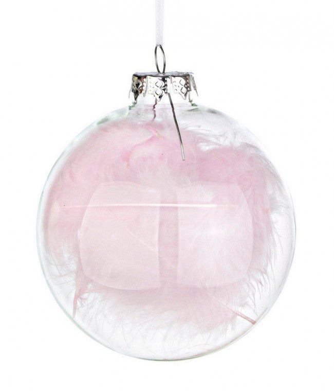 8x Esfera Vt Plumaje Rosa D100