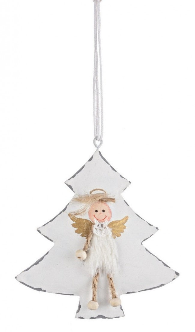 12x Colgante de pino claro C