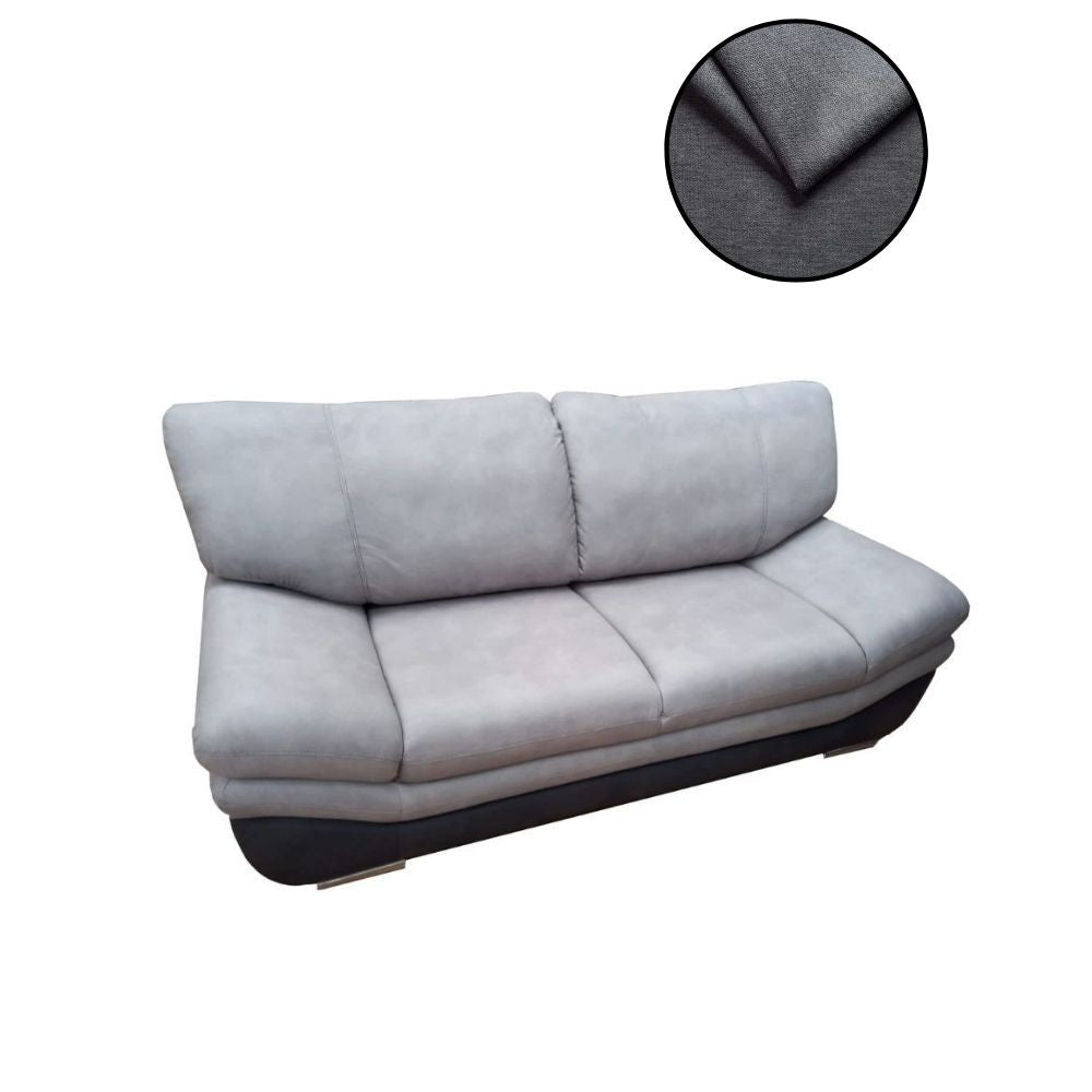 Sofá 2 plazas Magonza 195 color gris ceniza Lux Fresno 23