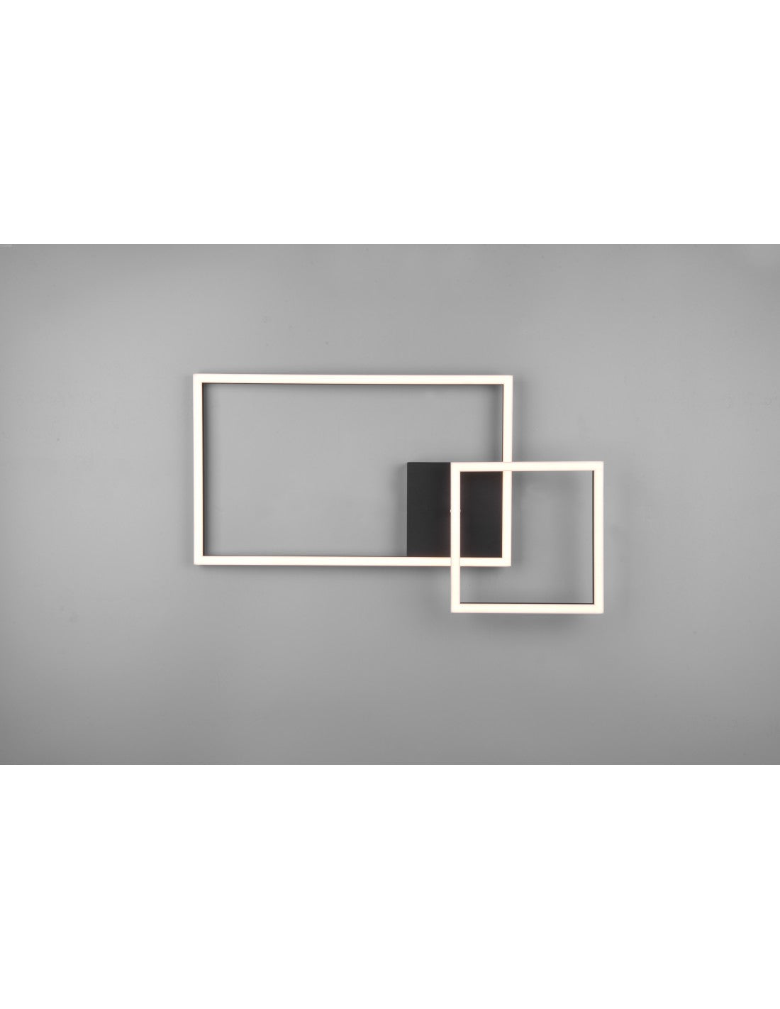 Luz de techo cuadrada ajustable Led Dimmer Pan Black Trio Lighting