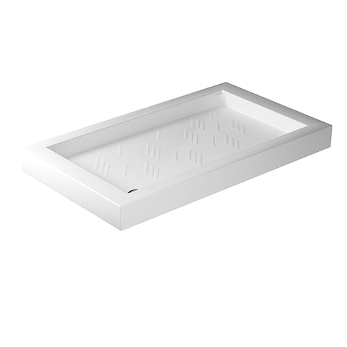 Plato de ducha rectangular de cerámica