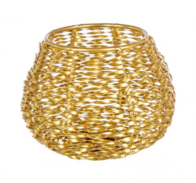 4x Portavelas Dania Oro S