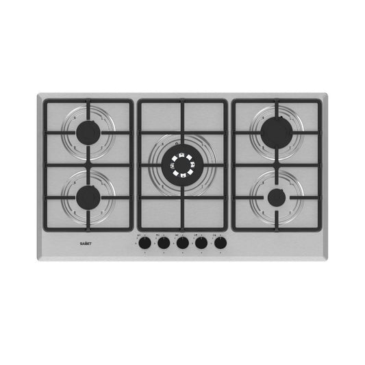 Samet Piano cottura Apollo 90 inox 5 fuochi L86xP51
