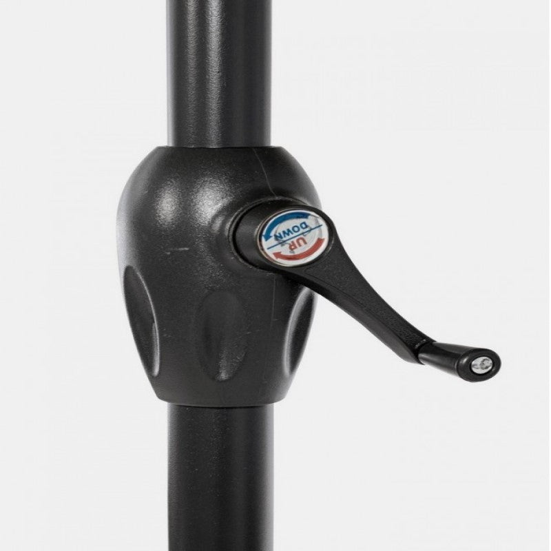 Ombrellone Kalife 2.7m Tortora - Struttura Verniciata a Polvere, Palo in Alluminio, Telo in Poliestere 160gr/m2