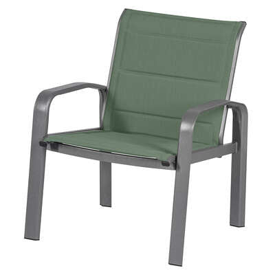 Salotto Elyn 4 montanti alluminio e texaline oliva grafite - L. 64 x P. 31 x H. 116 cm