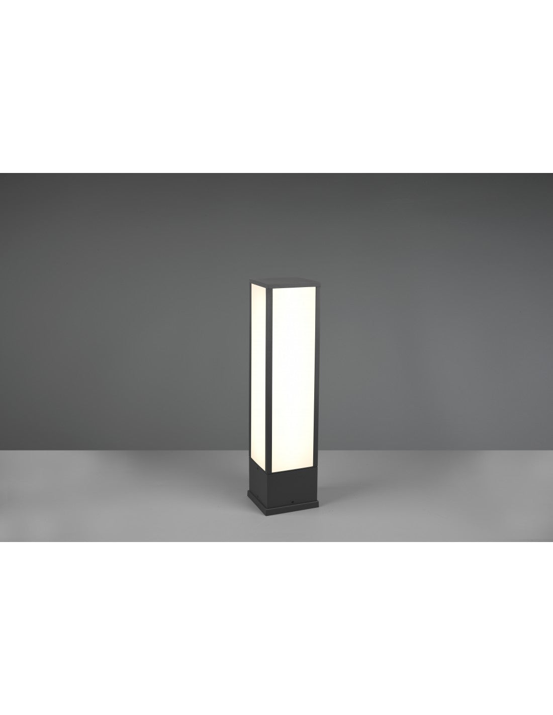 Bolardo rectangular de exterior Fuerte Antracita IP54 Trio Lighting