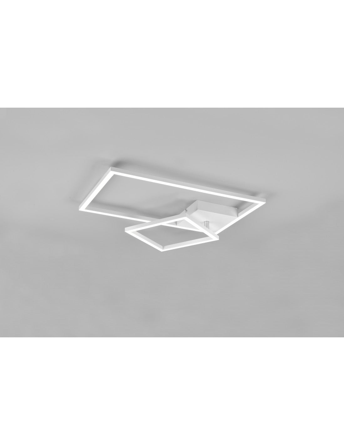 Lámpara de techo cuadrada ajustable LED Dimmer Pan White Trio Lighting